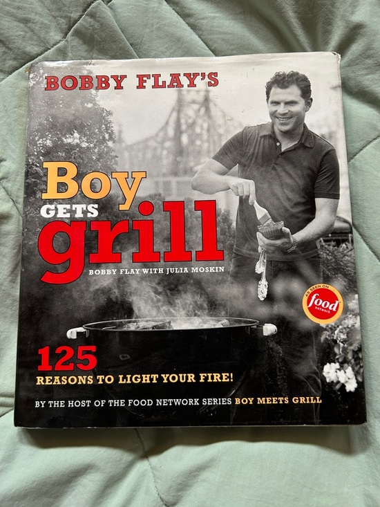 Other - Bobby Flay's Boy Gets Grill Cookbook - Red & Black Cover